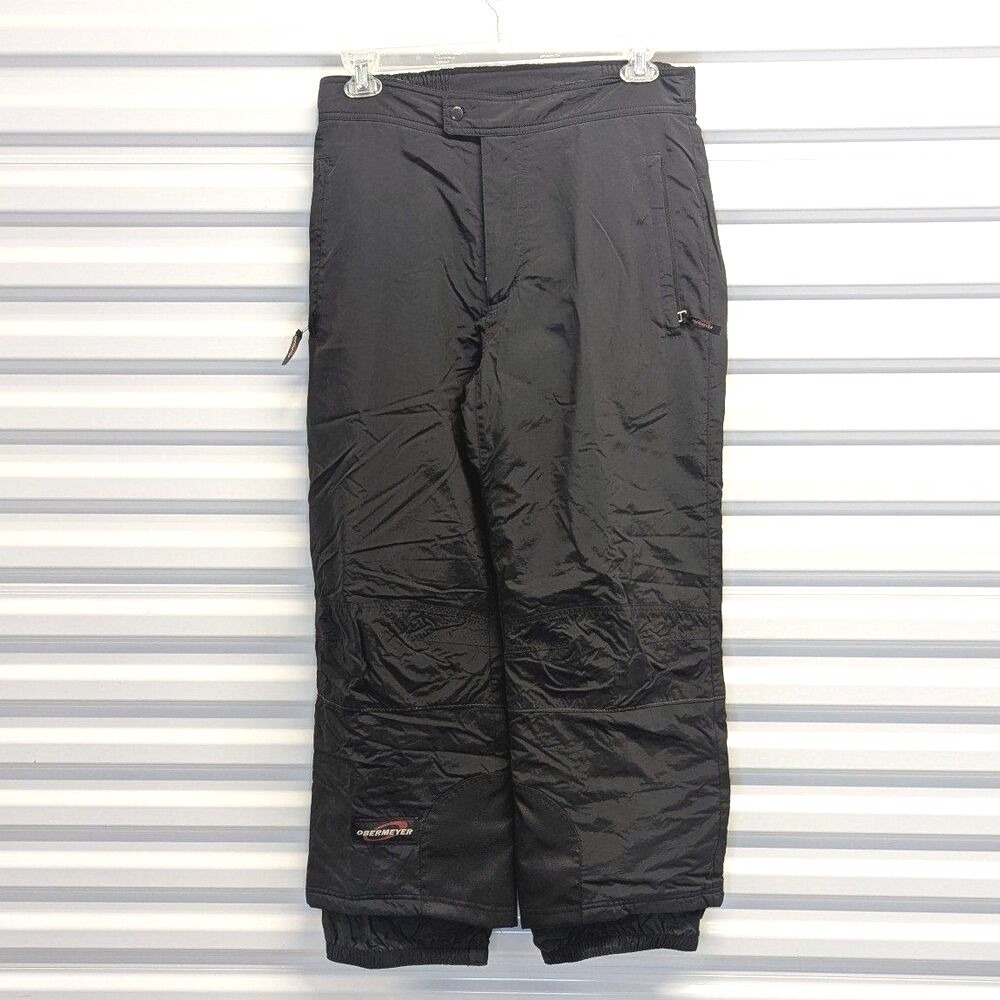 Obermeyer Ski Snow‎ Pants Black Insulated Winter Waterproof Adult 36